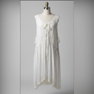 Isabel Marant white Sleeveless Embellished dress